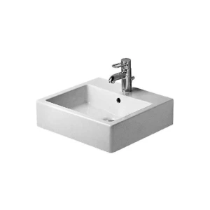 DURAVIT 04545000001 Umywalka 50 cm Vero biala z przel.,polka 1 otw., WG