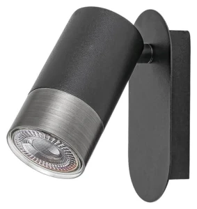 Zircon Lampa ścienna IP20 czarny mat GU10 1X MAX 5W