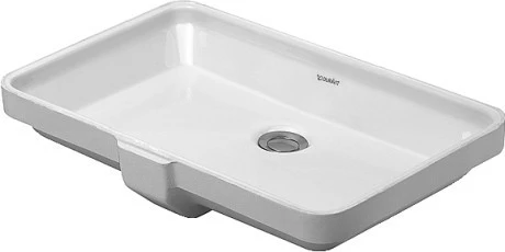 DURAVIT 03165300001 Umywalka 53cm 2nd Floor, biala z przel,bez polki, WonderGliss