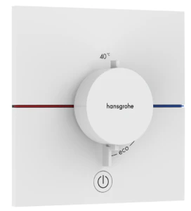 ShowerSelect Comfort E Bateria termostatyczna, podtynkowa do 1 odbiornika z dodatkowym wyj?ciem Bia?y Matowy