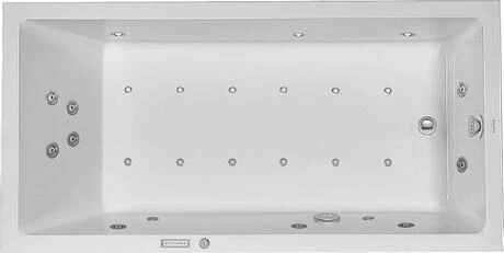 Starck Wanna z hydromasażem 1800x900mm Combi-System E