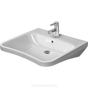 DURAVIT 2329650000 Umywalka Vital 650mm DuraStyle biala, z przel., z polka, 1 otw