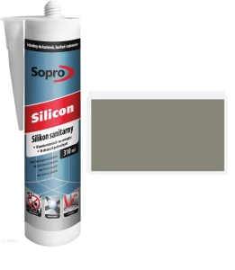 Silikon sanitarny betonowo-szary 14 310ML