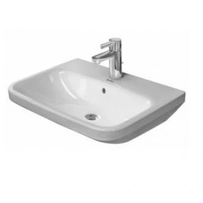 DURAVIT 23196500001 Umywalka 65 cm DuraStyle biala z przel. z polka,1 otw, WonderGliss