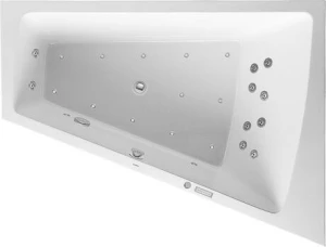 Paiova Wanna z hydromasażem 1800x1400mm, narożna prawa, Combi-System E