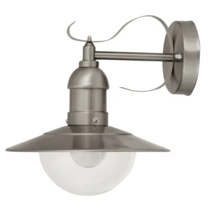 Oslo Zewnętrzna lampa ścienna IP44 chrom satyna E27 1x MAX 60