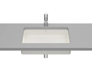 INSPIRA SQUARE Umywalka podblatowa 540x320 FINECERAMIC® BEŻ